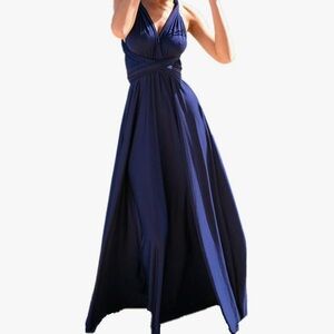 NWT Navy Transformer dress see photos for styles wear multiple ways with bandeau